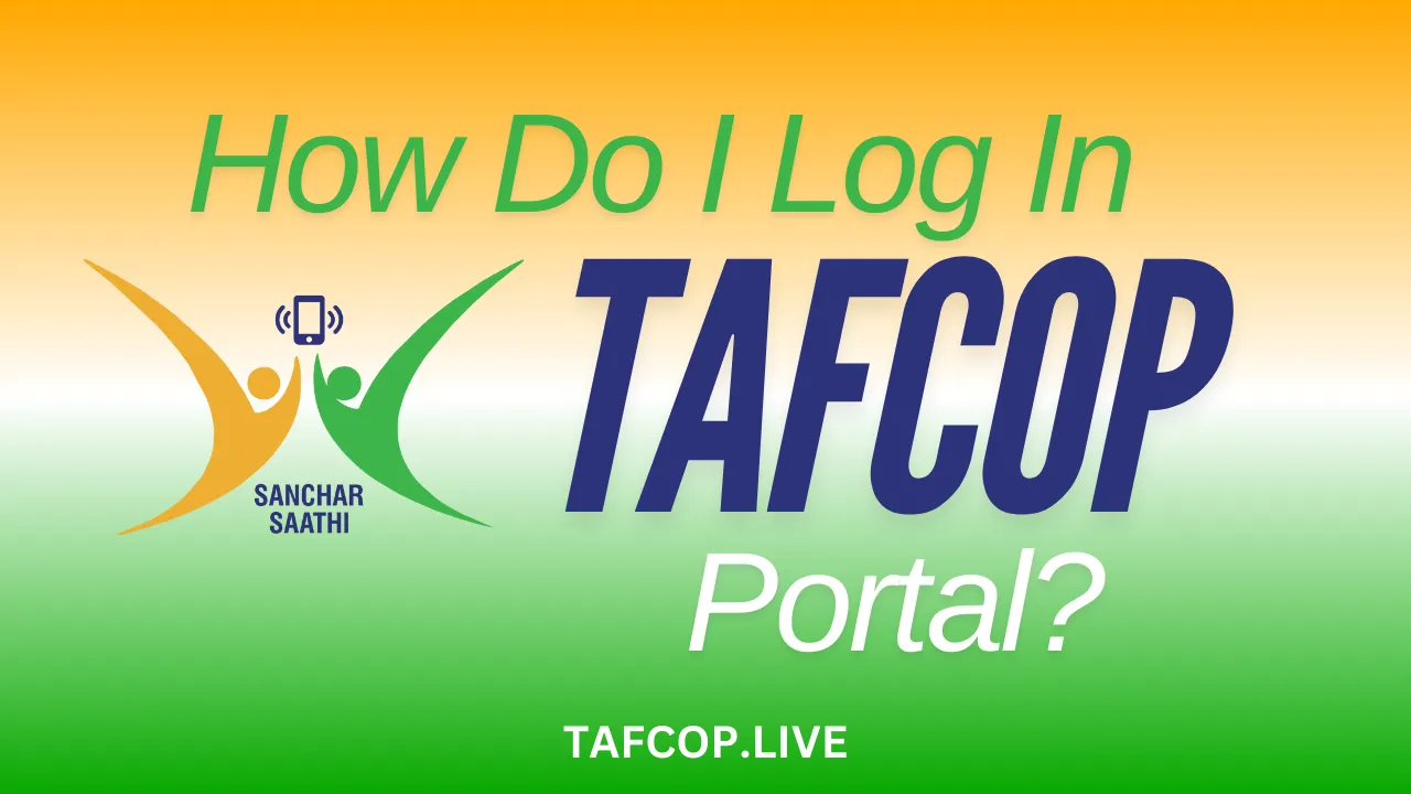 How do I log in to the TAFCOP portal?