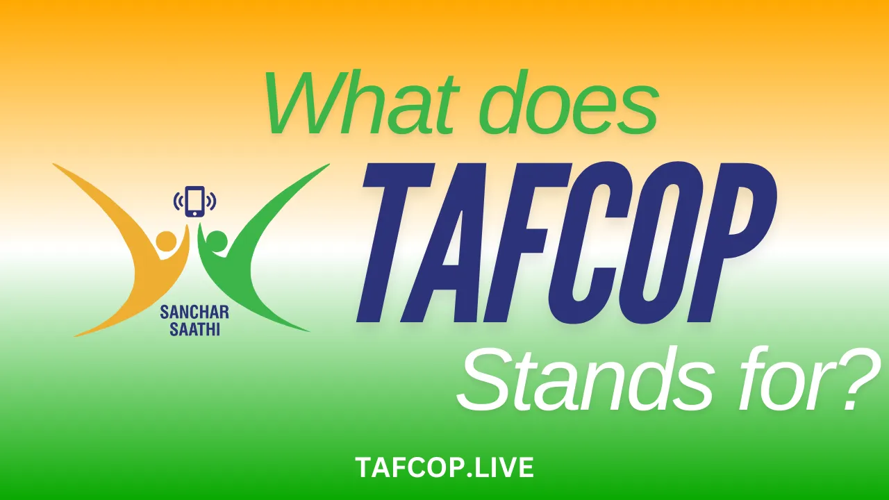 what does tafcop stands for