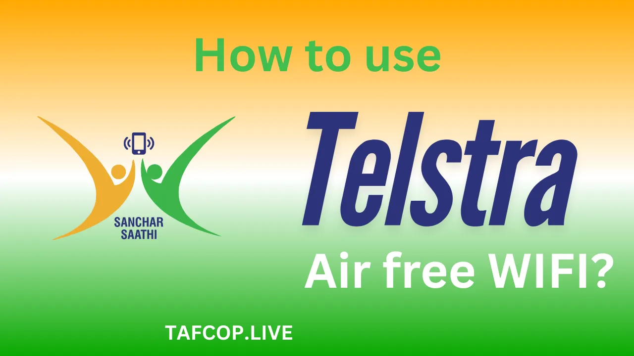 How to use Telstra Air free WiFi?