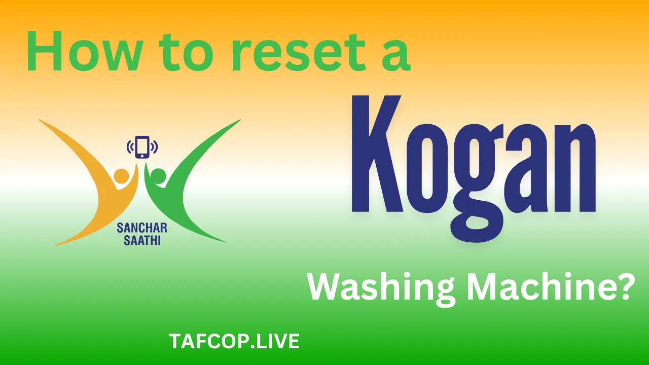 How to Reset a Kogan Washing Machine?